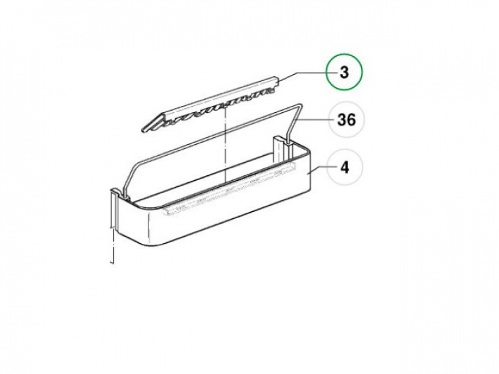 Holder Hvit for flasker