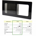 Skyvevindu høyre Mercedes Sprinter, VW Crafter 2007-