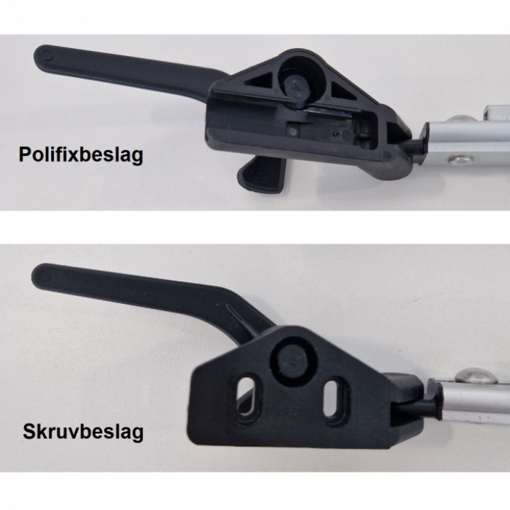 Vindusholder Polifix brakett L280mm Høyre Polivitrum i gruppen Chassis / Vinduer / Tilbehør Vindu hos Camping 4U (32251)