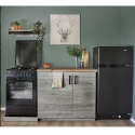 Gasskomfyr Chef 50cm Svart Sunwind