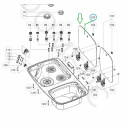 Glasslokk hvit MON.7123 Dometic