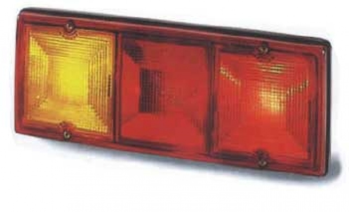 Trekammerlampe Talmu 325x130x65mm i gruppen Chassis / Tilhengerlys hos Camping 4U (50114)