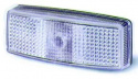 Markeringslys Hvit 110x37x25mm