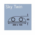 Dørlampe utendørs LED Sky Twin Frilight