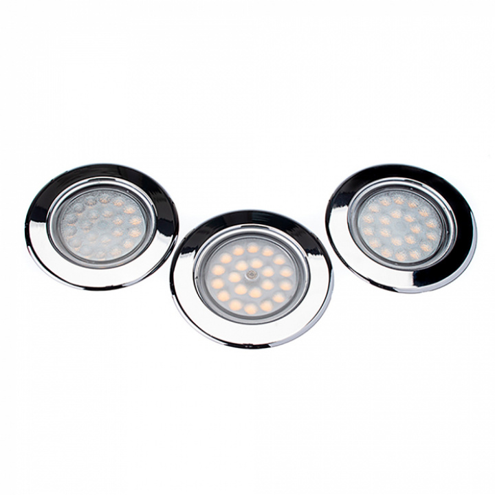 Innbyggingsspot Vega 75, 3 stk Frilight i gruppen Elektronikk / Belysning / Brytere / Uttak / Belysning hos Camping 4U (505172)
