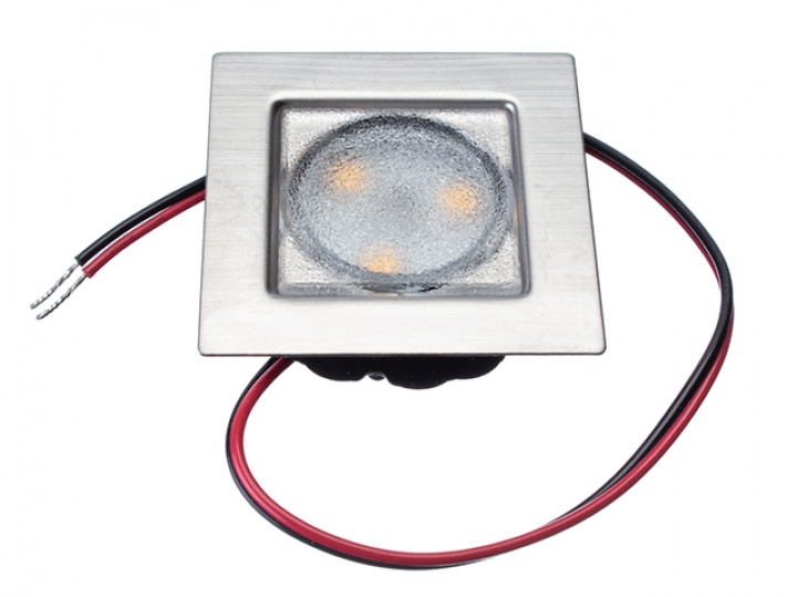 Innbyggingsspot LED Vega 48 Square i gruppen Elektronikk / Belysning / Brytere / Uttak / Belysning hos Camping 4U (508592)
