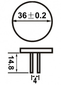 LED-Lampa G4 back 2,2 W