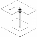 Tankmåler for fersk / gråvannstank