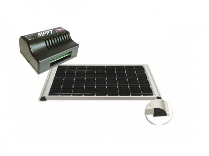 Solcellepanel 100W inkl MPPT-Regulator, NDS i gruppen Elektronikk / Solcellepanel hos Camping 4U (530402)