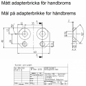 Dreieplate førerstol original Mercedes Sprinter/VW Crafter 2006-2016