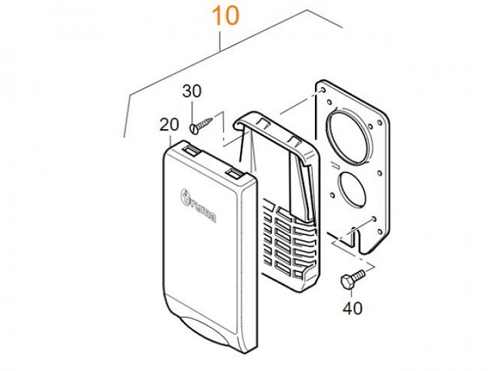 Skorstenssats för Boiler Bianco i gruppen Bobil & Caravan / Varme / Luft / Truma / Truma Reservedeler hos Camping 4U (70300-03)