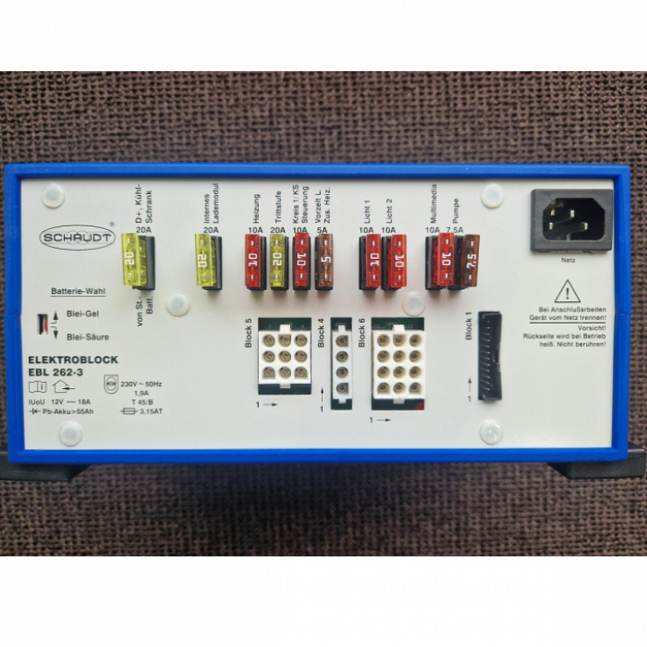 Elektroblokk EBL 262-3 i gruppen Elektronikk / Elektroblokk hos Camping 4U (9110264)