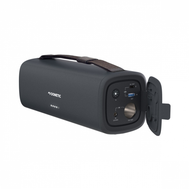 Portabelt litiumbatteri med lommelykt, 15 Ah i gruppen Elektronikk / Fritidsbatterier / Litiumbatteri hos Camping 4U (9620012451)