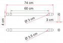 Monteringskit Support Bar Fiamma Carrybike