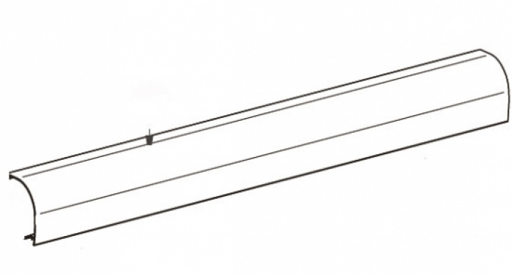 ROOFHOUSING 8000 ANO - 5.00M silver Nr 13 i gruppen Markise & Telt / Markiser / Reservedeler markiser / Reservedeler Thule / Omnistor / Omnistor 8000 hos Camping 4U (9906254)