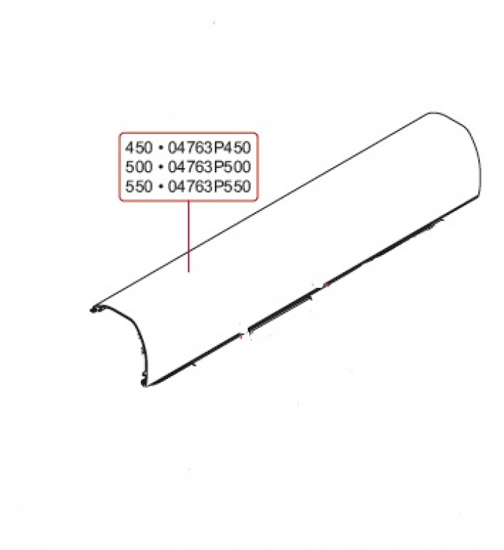 CASE COVER 550 POLAR F45IL/F45TIL i gruppen Markise & Telt / Markiser / Reservedeler markiser / Reservedeler Fiamma / Fiamma F45 i L 450-550 hos Camping 4U (9907598)