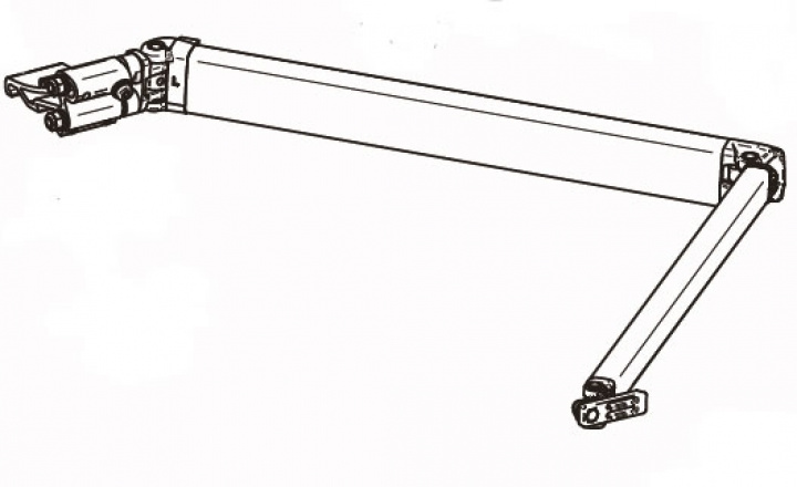 L.H. SPRING ARM 6200 3 - 4,5 m venstre Nr 7 i gruppen Markise & Telt / Markiser / Reservedeler markiser / Reservedeler Omnistor / Omnistor 6200 hos Camping 4U (9909804)