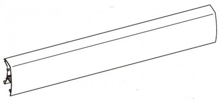 LEAD RAIL 9200 4.00 m silver Nr 14 i gruppen Markise & Telt / Markiser / Reservedeler markiser / Reservedeler Thule / Omnistor / Omnistor 9200 hos Camping 4U (9910905)