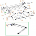 Thule Arm Spring Venstre 400-450 cm Markise 4900