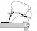 Markiseadapter tak Hobby campingvogn 2014- serie 6/9