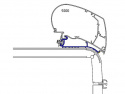 Adapterskena 600 cm till takmarkis Thule Omnistor Serie 6 / 9 Hymer 2