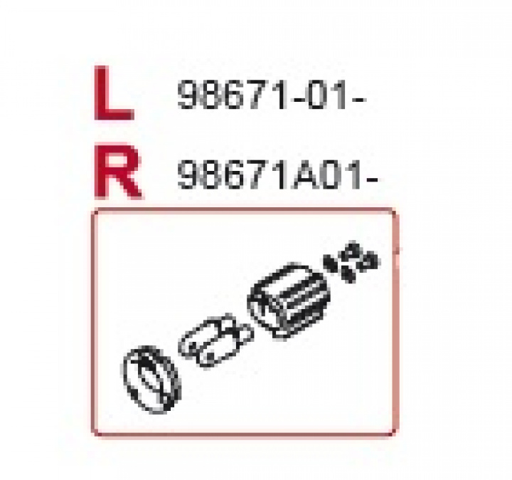 LEFT ROLLER END PART i gruppen Markise & Telt / Markiser / Reservedeler markiser / Reservedeler Fiamma / Caravanstore ZIP XL 280-310 hos Camping 4U (9913725)