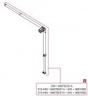 RIGHT RAFTER+SUPP LEG 310-440 cm