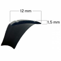 Listefylling 12 mm svart, 20 meter