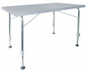 Campingbord 115x70cm Dukdalf Stabilic 3 aluminium, grey