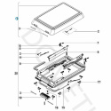 Erstatningsglass 70x40cm hengslet kortside Dometic Midi-Heki