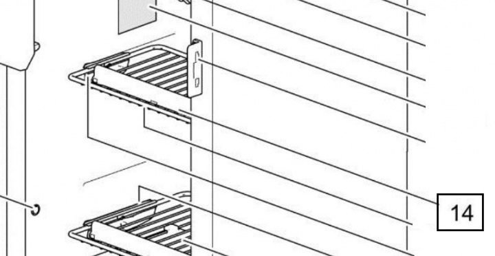 Shelf food retainer i gruppen Bobil & Caravan / Kjøleskap / Reservedeler Thetford / Universaldeler Thetford hos Camping 4U (9919265)