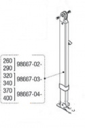 LEFT SUPPORT LEG F65S 370/400-F65L