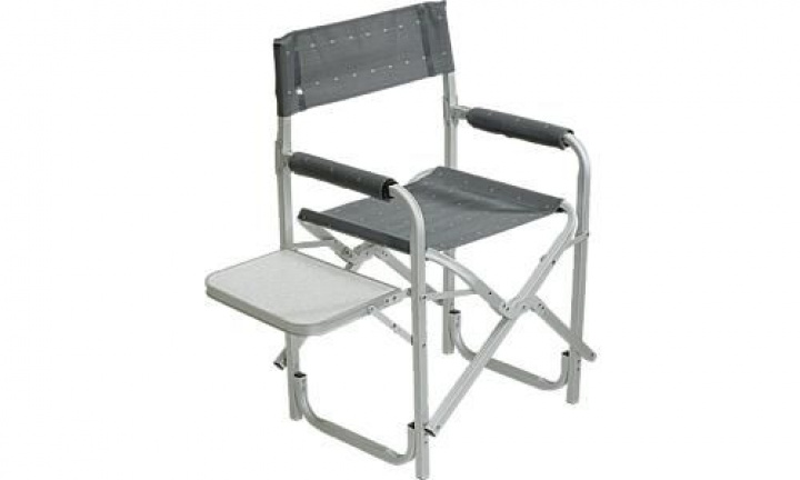 Regisörsstol med sidobord Anthrazit i gruppen Outlet / Utgående varer hos Camping 4U (9921423)