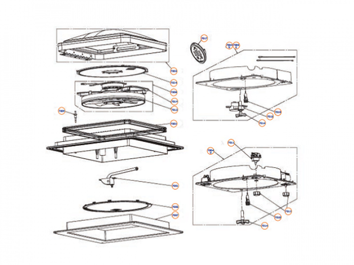 Reserv Lucka till Fantastic vent 2250/3350/7350 i gruppen Bobil & Caravan / Takluker / Reserveluker hos Camping 4U (9924971)