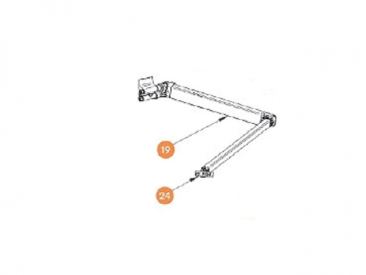 Arm venstre til Omnistor 5200. Del 19 i gruppen Markise & Telt / Markiser / Reservedeler markiser / Reservedeler Omnistor / Omnistor 5200 hos Camping 4U (9925480r)