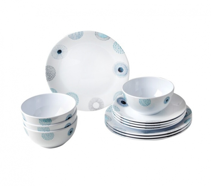 Servise 16 deler Deep Sea, Anti-Slip Brunner i gruppen Kjøkkenutstyr / Husholdning / Serviser & tallerkener hos Camping 4U (9926789)