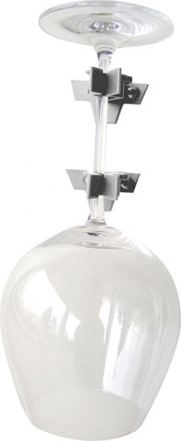 Glashållare Mega-Klipp 4-pack för rödvinsglas grå i gruppen Outlet / Utgående varer hos Camping 4U (9931129)