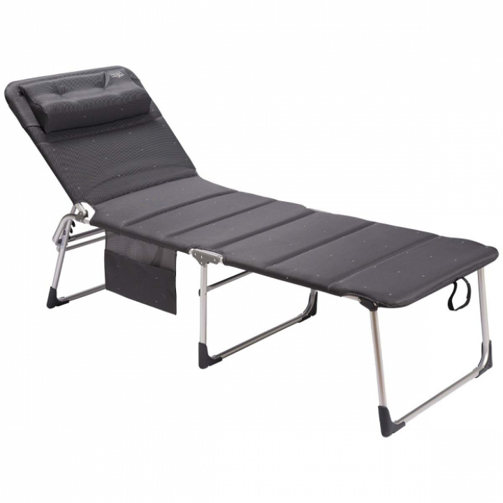 Solseng Air-Deluxe Aluminium antrasitt Crespo i gruppen Campingmøbler / Solsenger hos Camping 4U (9931974)