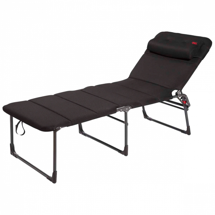 Solseng Air-Deluxe Alu svart Crespo i gruppen Campingmøbler / Solsenger hos Camping 4U (9931975)