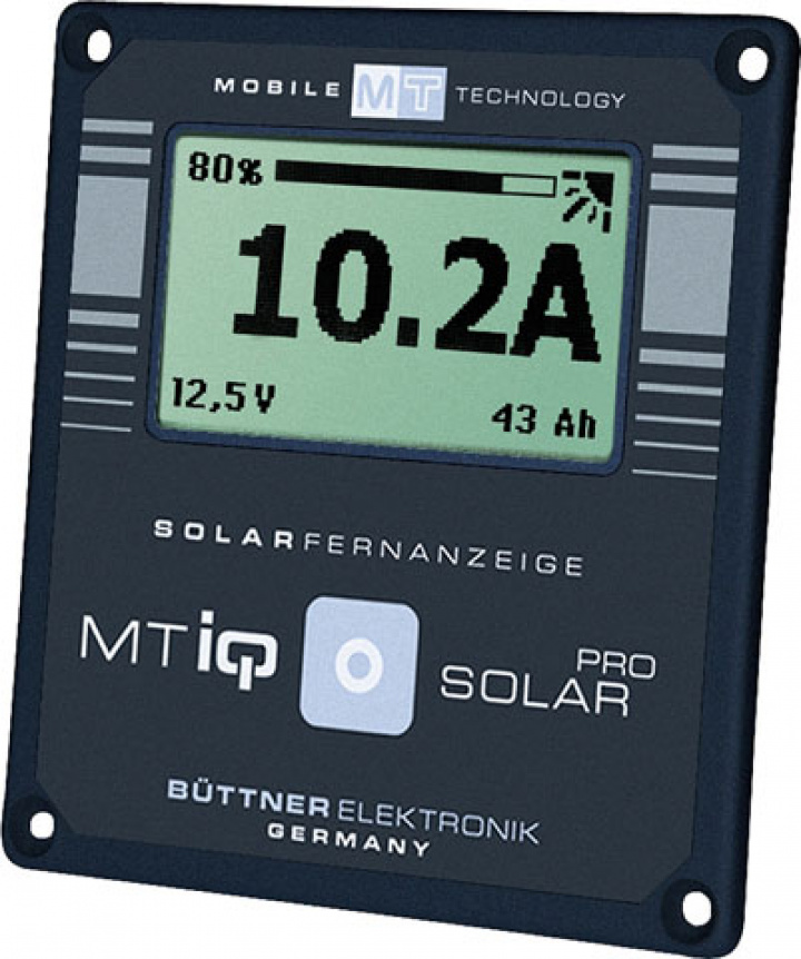 Solar-fjärrdisplay Büttner MT IQ Solar Pro för solregulator silver i gruppen Bestillingsvarer hos Camping 4U (9932138)