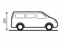 Bakluketelt Comet VW T5/T6 Brunner