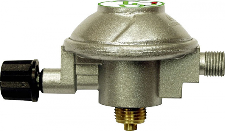 Gastrycksregulator 1,0 kg/h 50 mbar spärrventil, 1 st. SB i gruppen Bestillingsvarer hos Camping 4U (9933060)