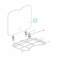 Glasslokk svart Thetford SHB340XX