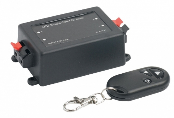 Dimmer med fjernkontroll LED 12/24V Jamara i gruppen Elektronikk / Belysning / Brytere / Uttak / Belysning hos Camping 4U (9934227)