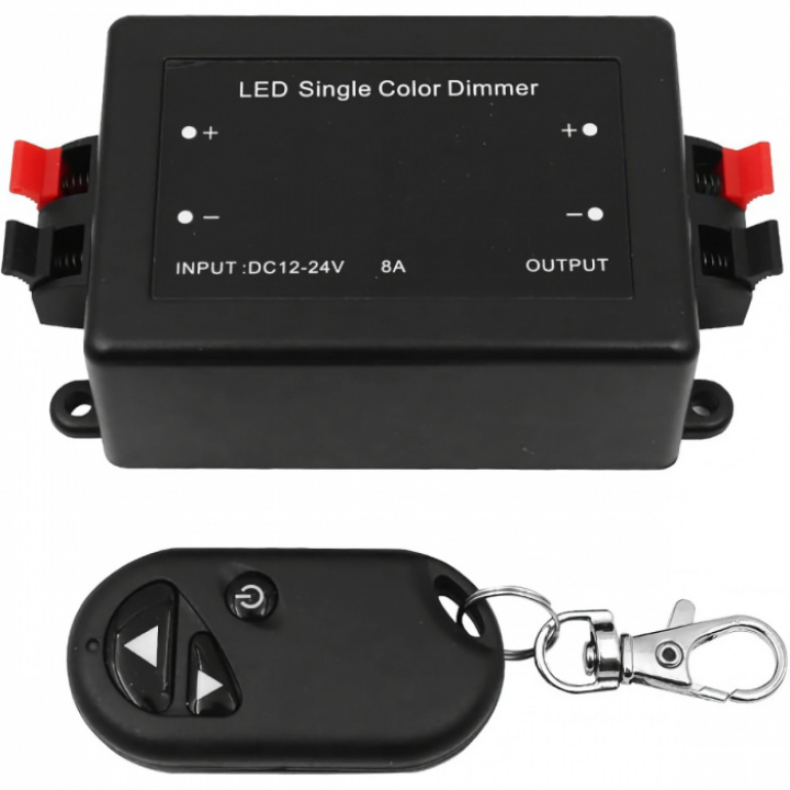 Dimmer med fjernkontroll LED 12/24V Jamara i gruppen Elektronikk / Belysning / Brytere / Uttak / Belysning hos Camping 4U (9934227)