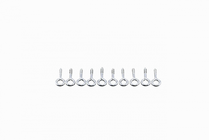 Öglor Heusser för gardinlina 10-pack i gruppen Bestillingsvarer hos Camping 4U (9940143)