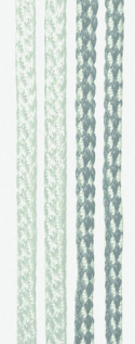 Banddraperi Arisol 60 x 190 cm silvervit