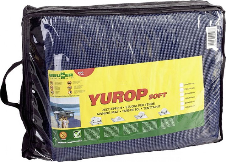 Förtältsmatta Brunner Yurop Soft, blå 500 x 250 cm i gruppen Bestillingsvarer hos Camping 4U (9940260)