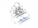Sykkelstativ 2-3 sykler Thule Lift V16 med motor 12V