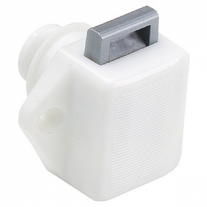 Lukelås med tryckknapp vit i gruppen Bobil & Caravan / Innredning / Deler & Tilbehør hos Camping 4U (9942550s)